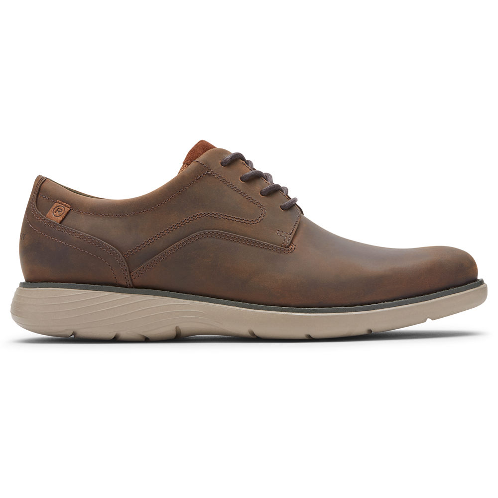 Rockport Oxfords Herre Brune - Garett Plain Toe - XHBT32946